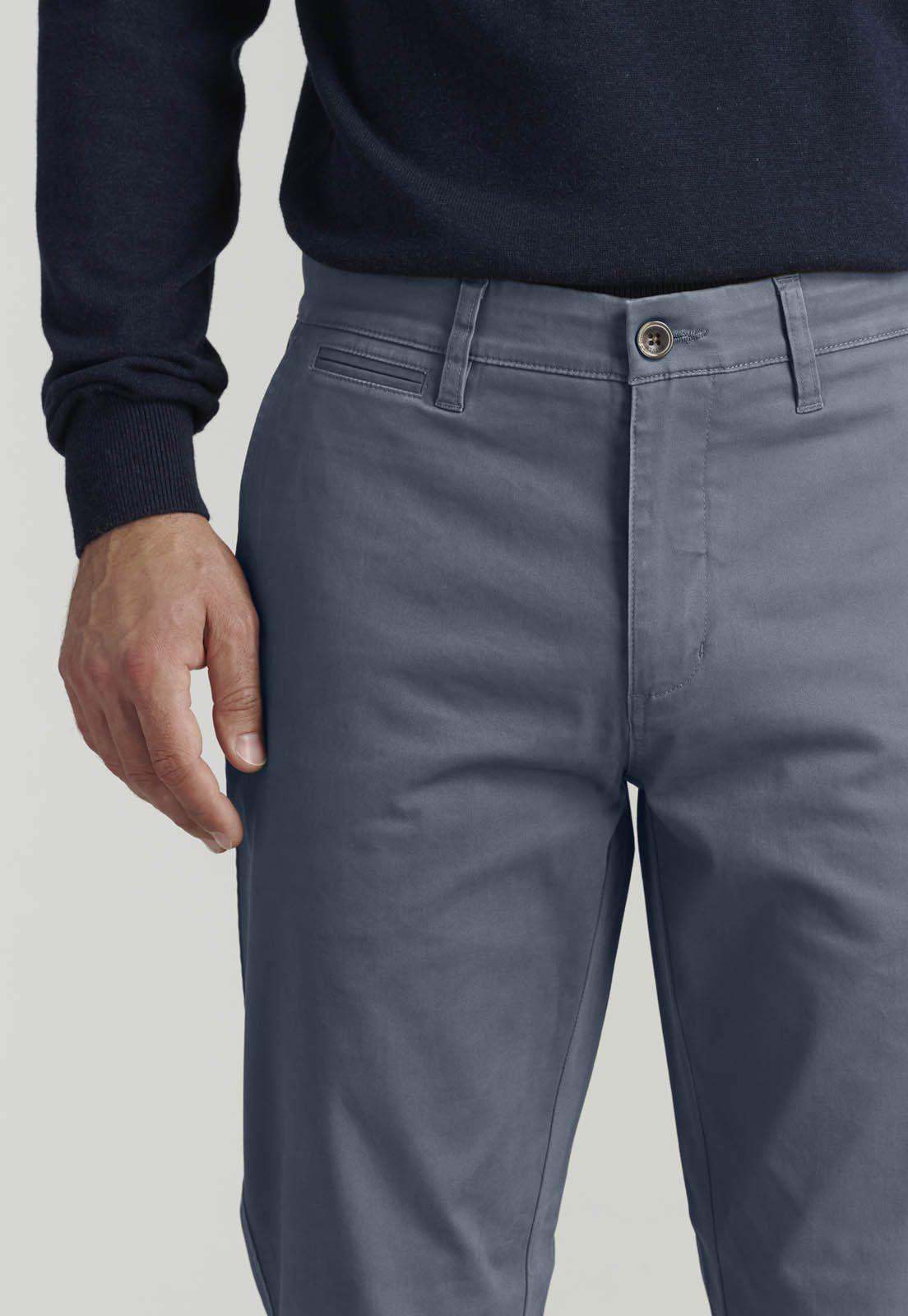 Pantalón Twill Without Pleats L/31 Business Metal-2