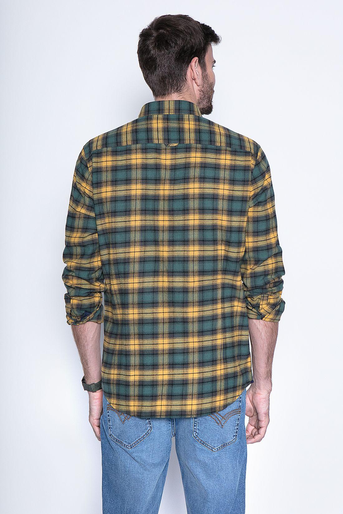 Camisa Check Rochester Fj Mustard-1
