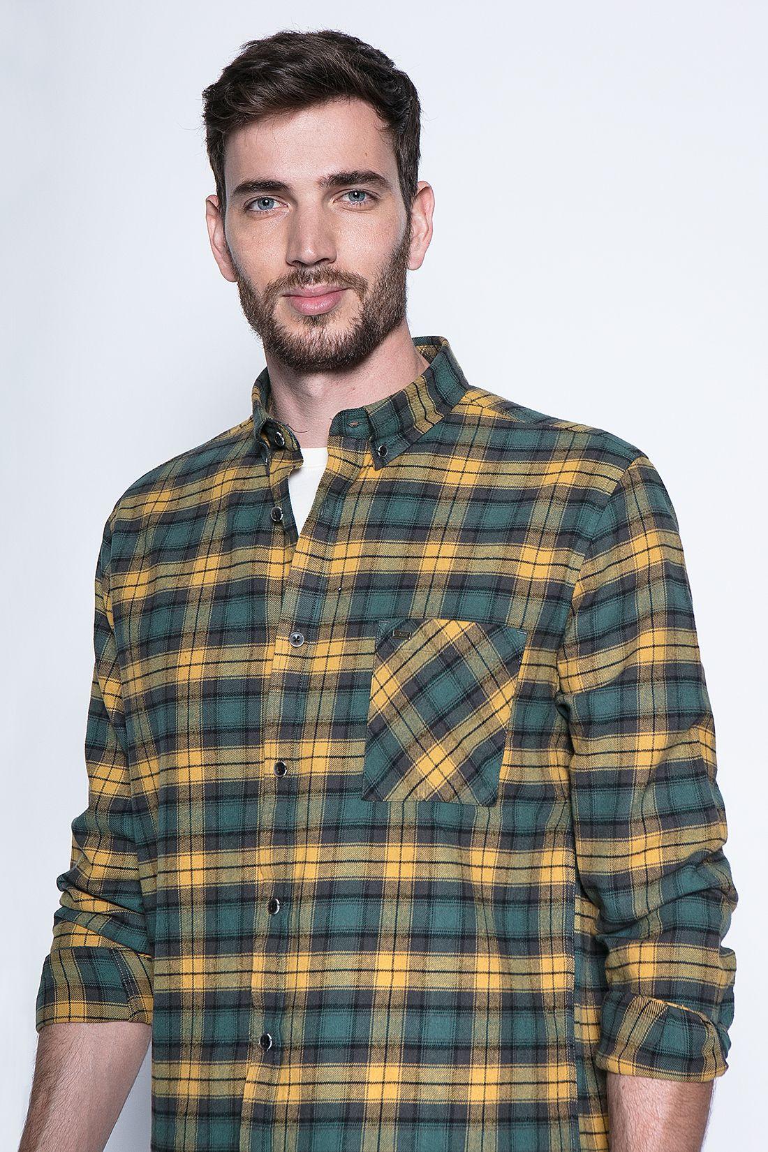 Camisa Check Rochester Fj Mustard-2