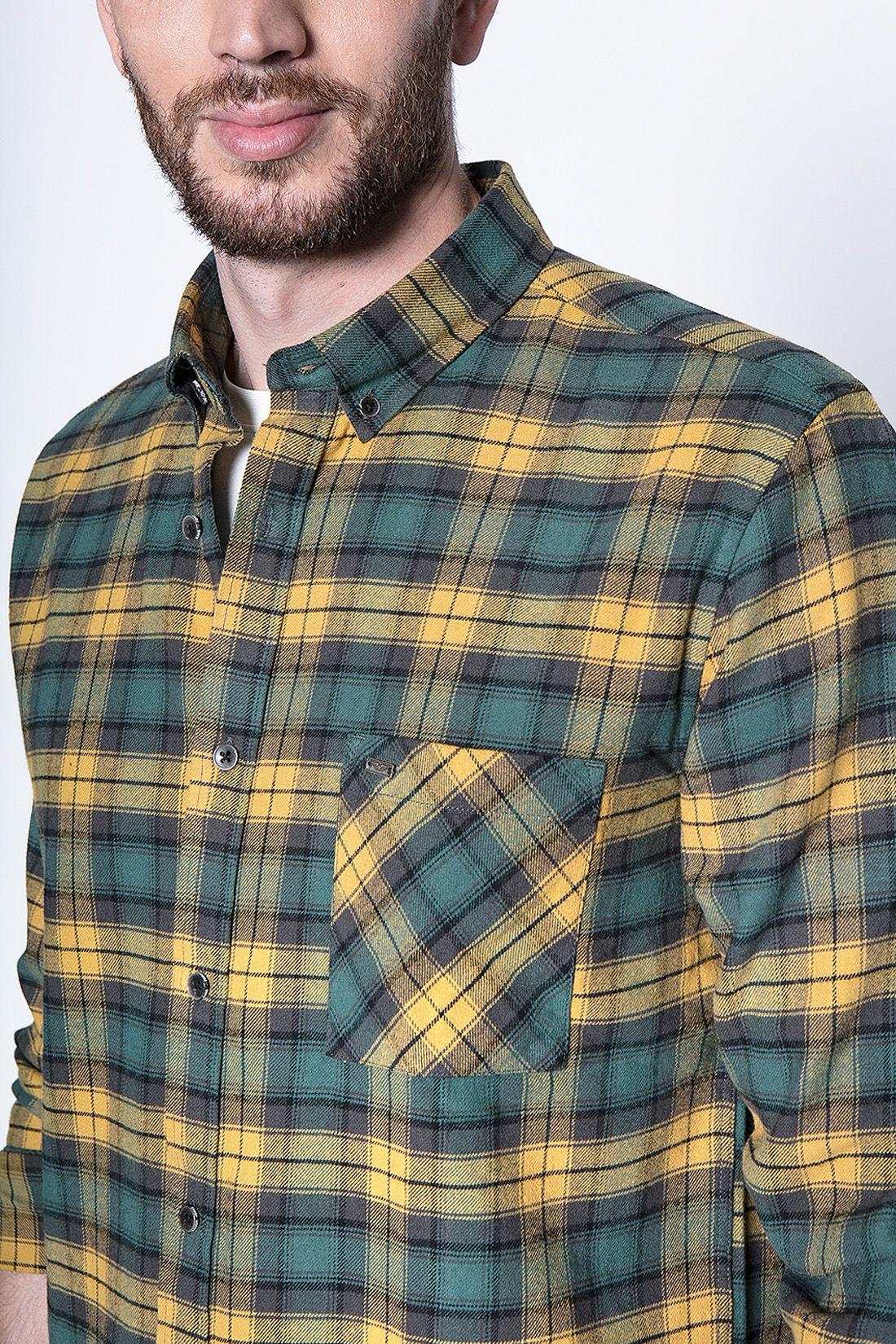 Camisa Check Rochester Fj Mustard-4