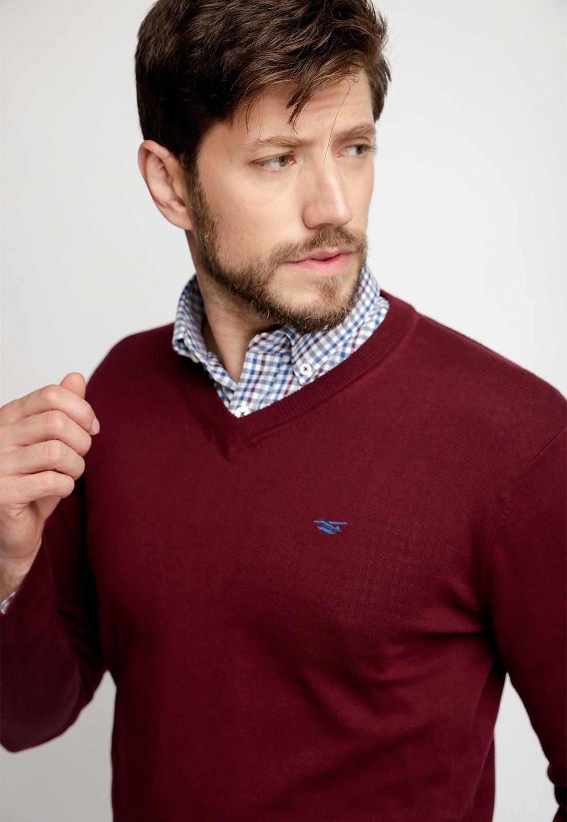 Sweater Smart Casual Cabernet-2