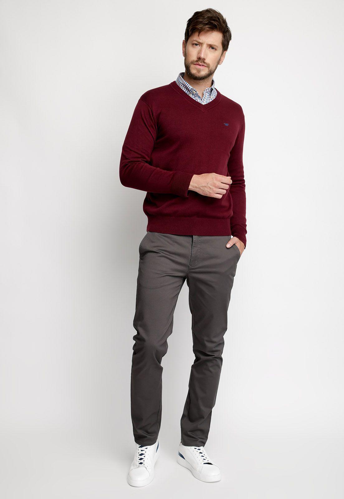 Sweater Smart Casual Cabernet-3