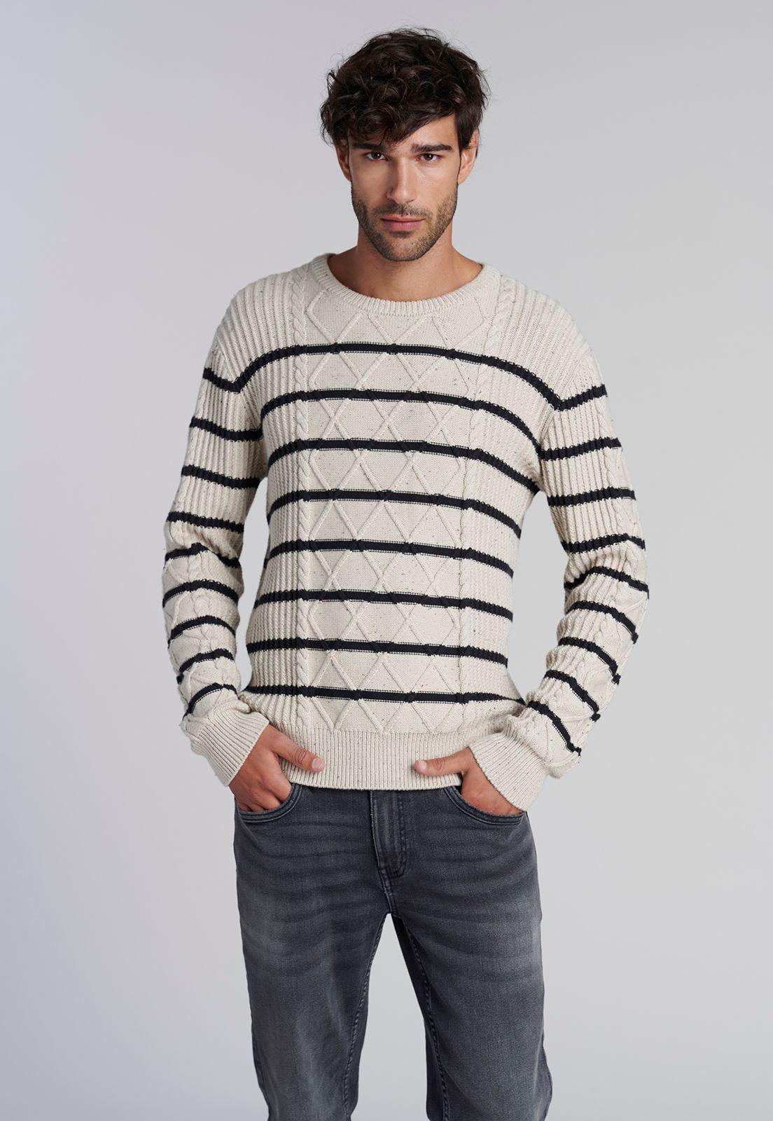 Sweater Portland F Ecru-0