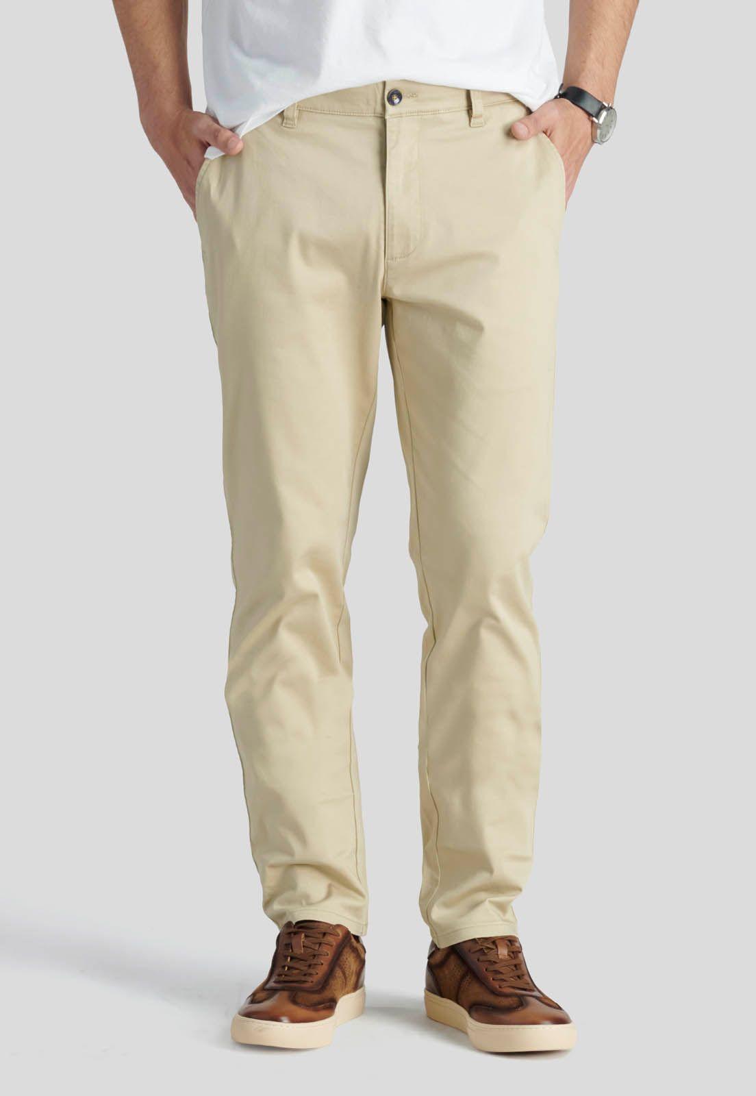 Pantalón Bagneaux Slim Heritage Sand-0