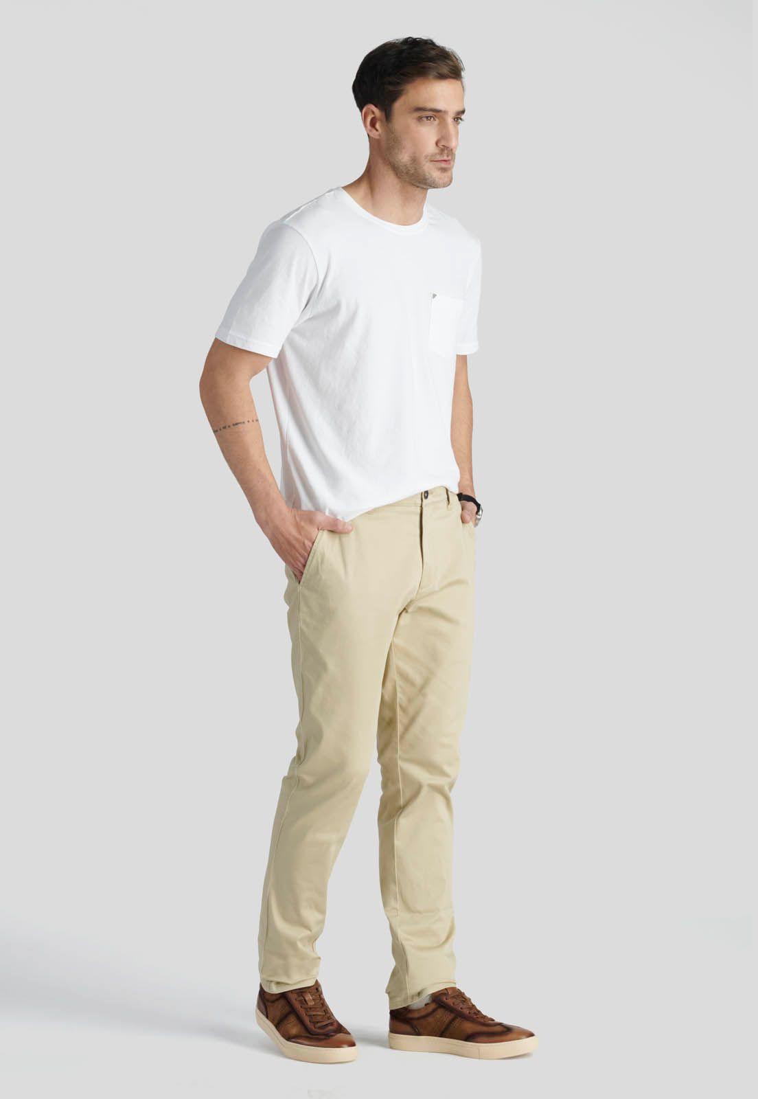Pantalón Bagneaux Slim Heritage Sand-1