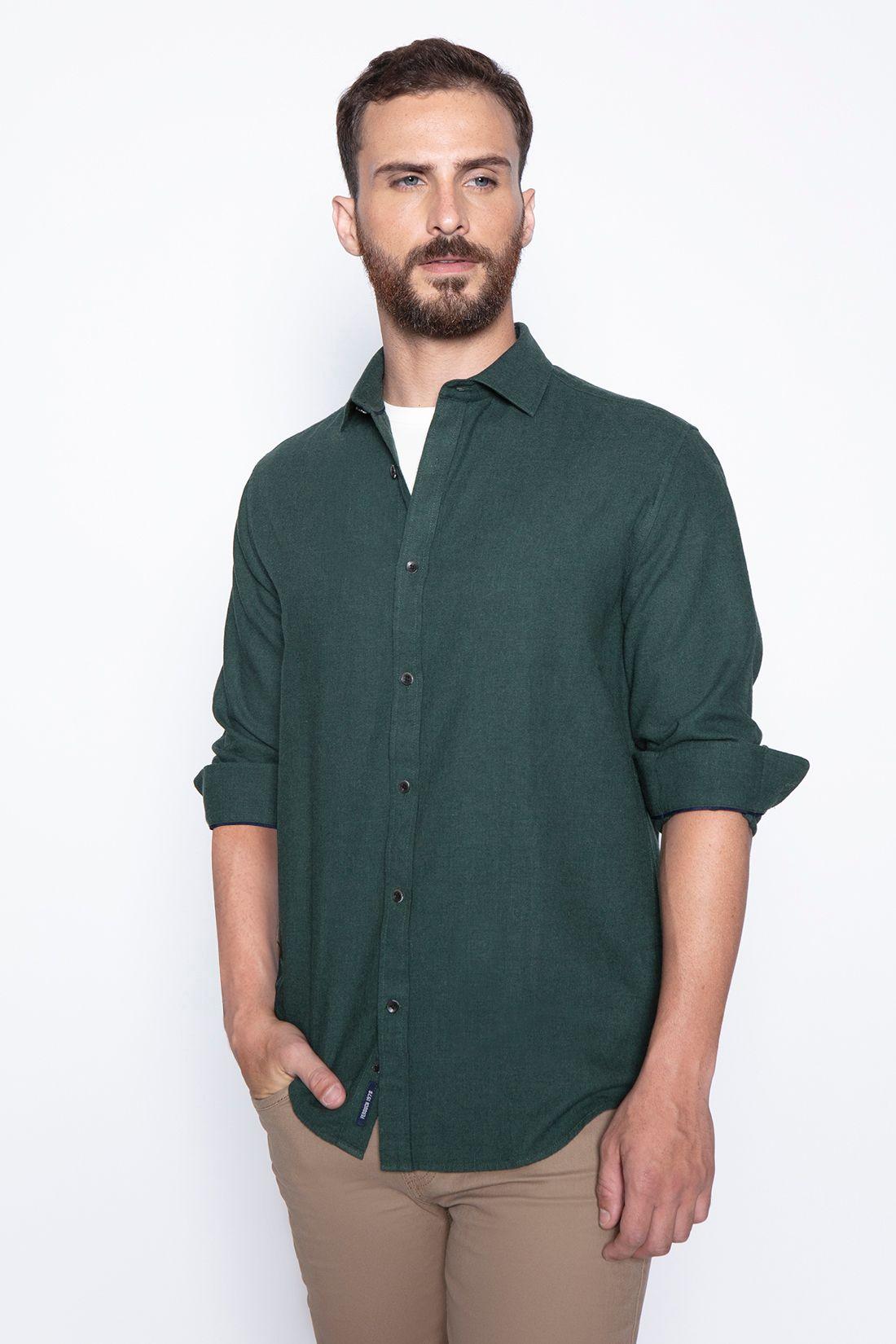 Camisa Sport F Green Melang-0