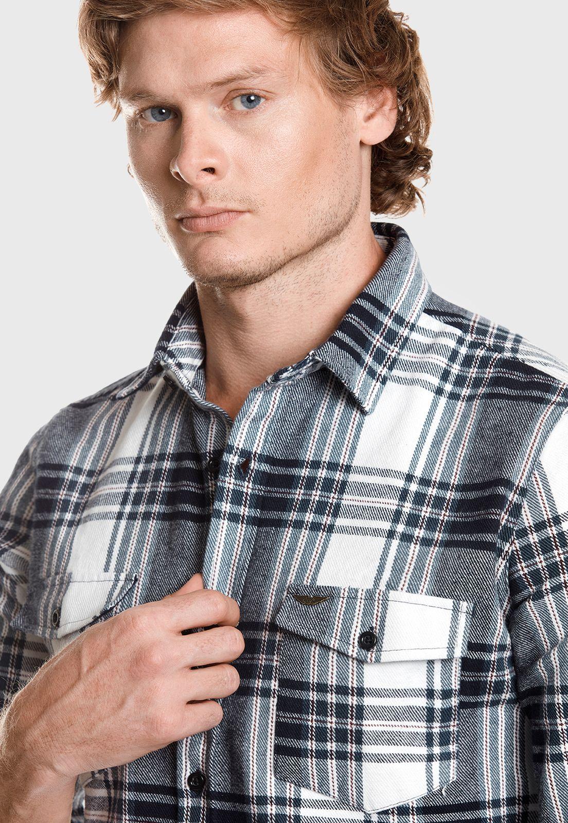 Camisa Overshirt Ecru Fj Ecru-3