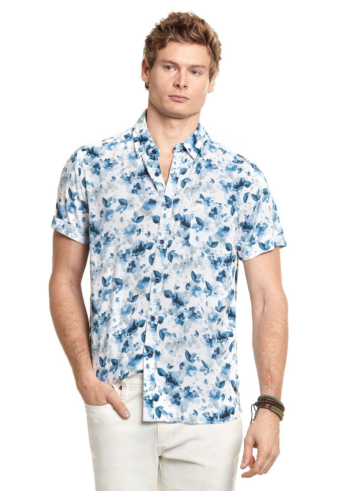 Camisa Estampada Brooklyn Fj White-0