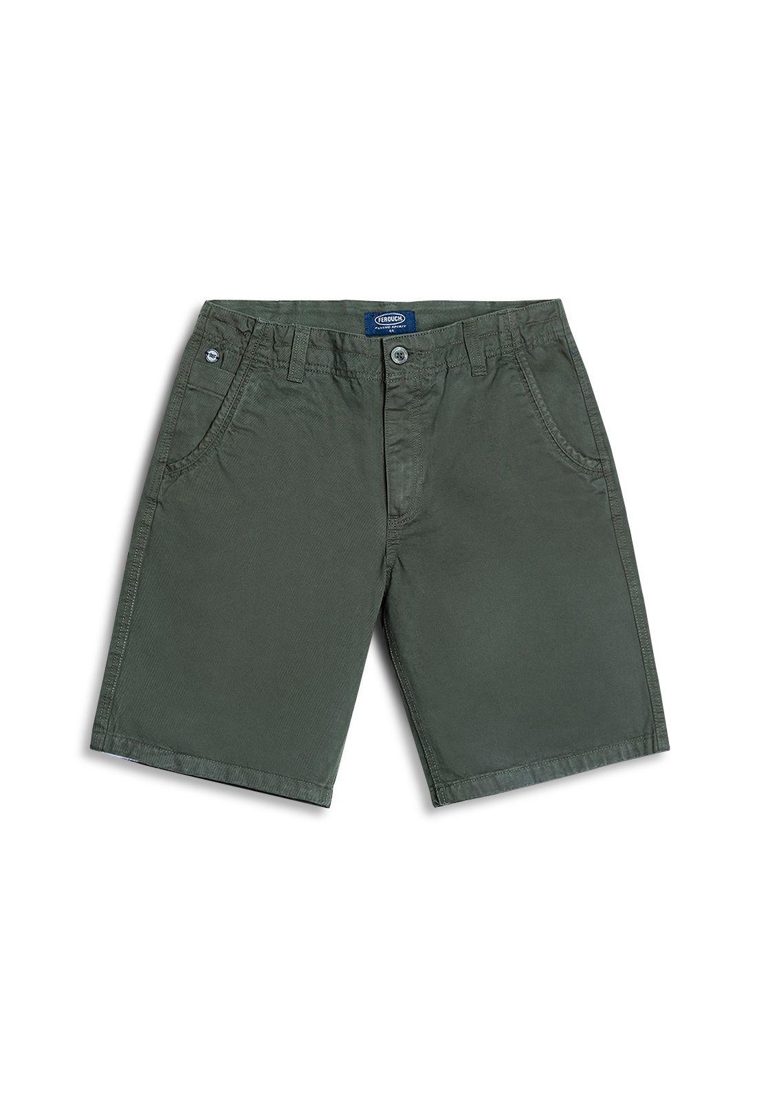 Bermuda Garment Dyed F Military-0