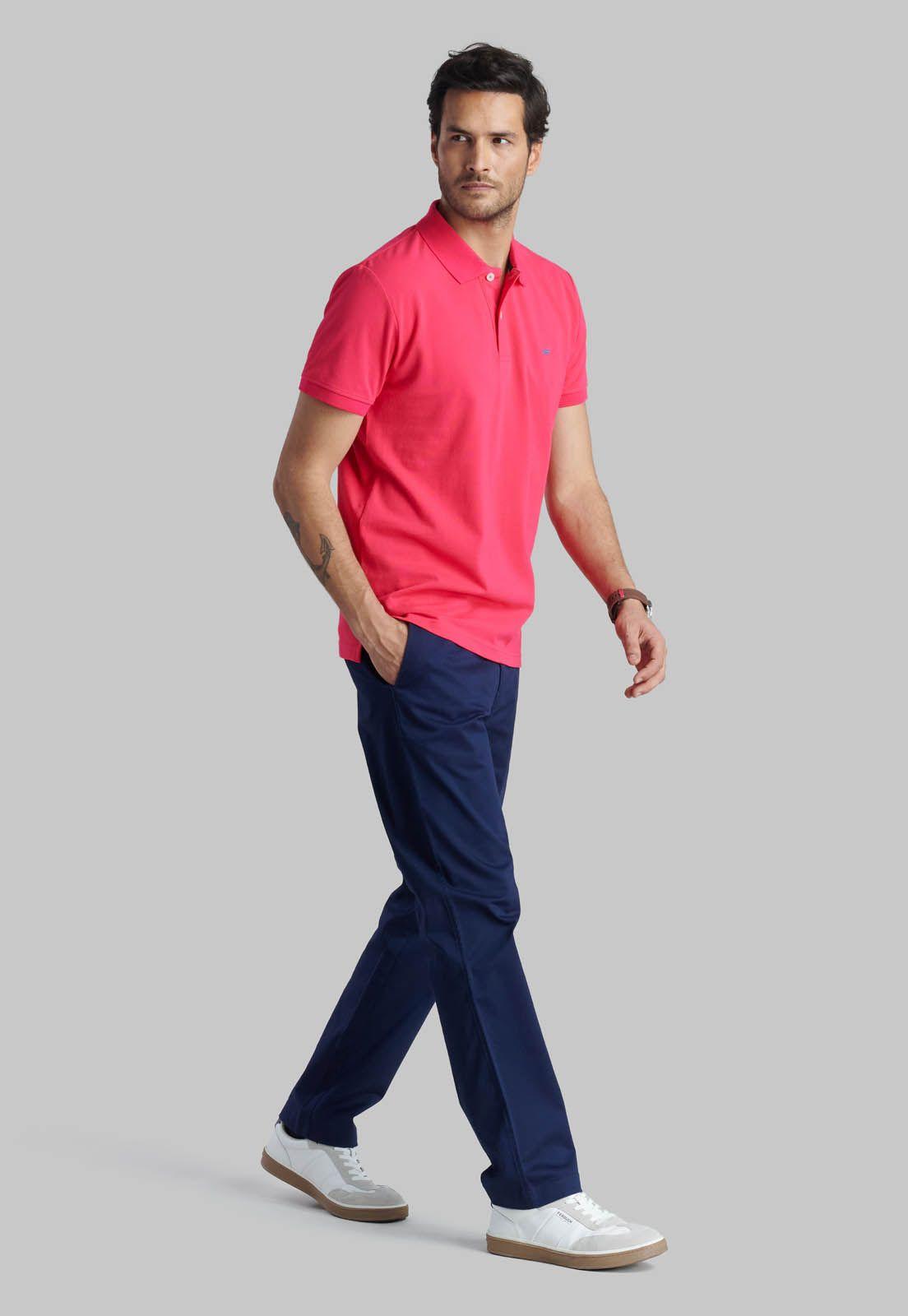 Polera Pique Básica Fucsia-1