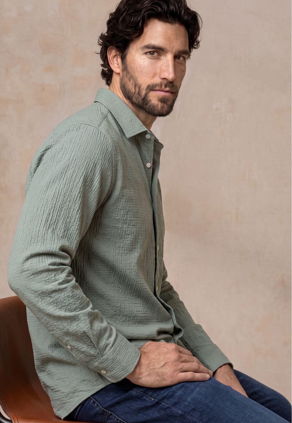 Camisa Bellflower Salvia-4