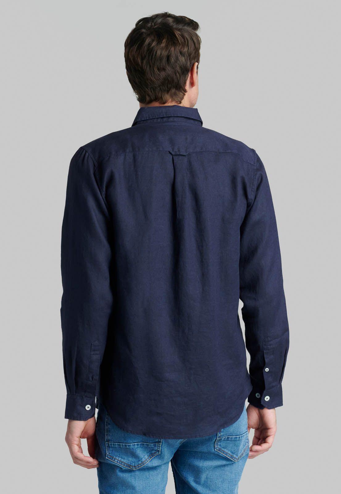 Camisa Lino Green Bay Navy-3