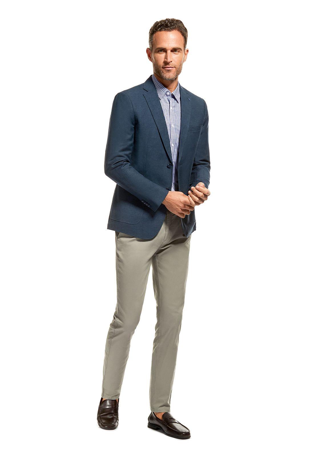 BLAZER DIAGONAL BLUE-1