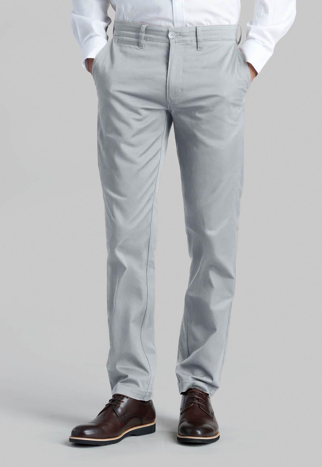 Pantalón Twill Slim /33 Dk Ash-0
