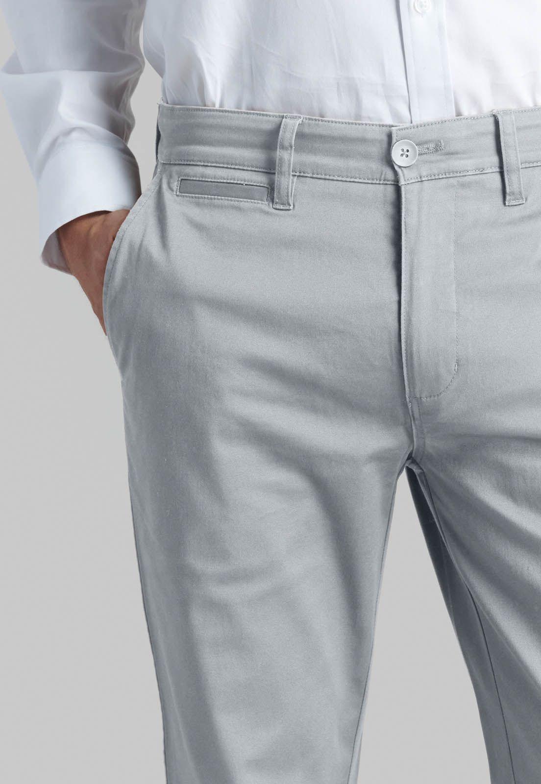 Pantalón Twill Slim /33 Dk Ash-2