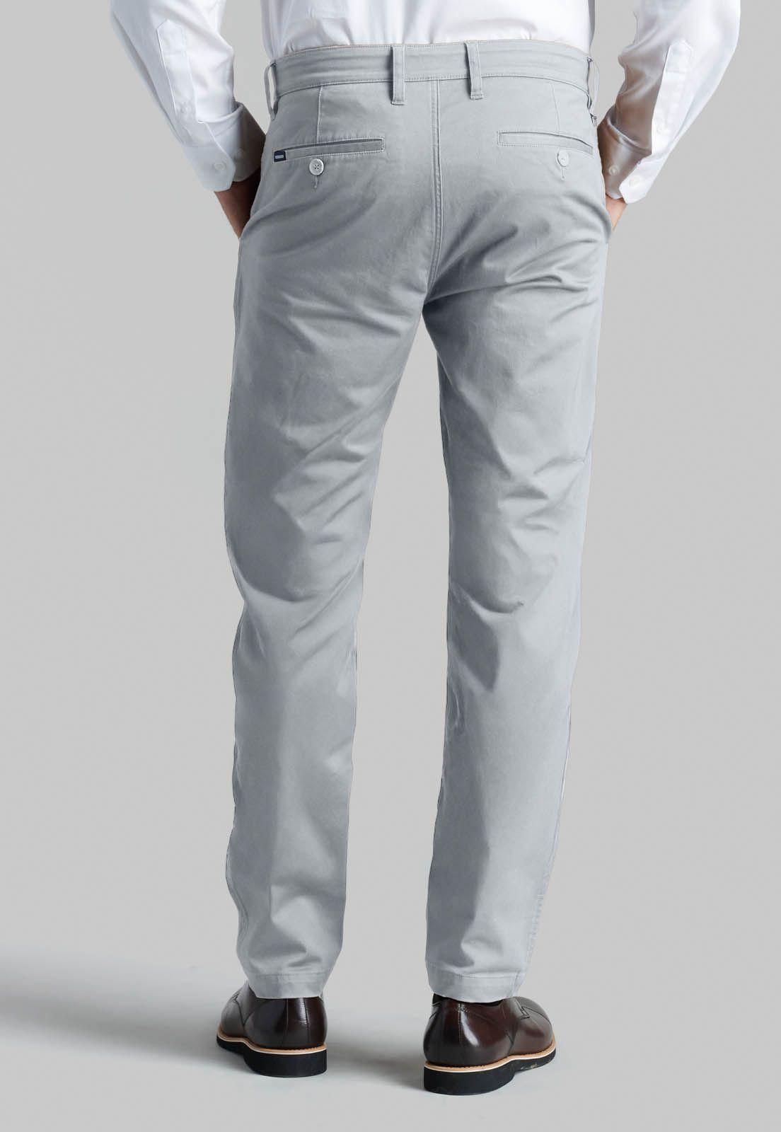 Pantalón Twill Slim /33 Dk Ash-3