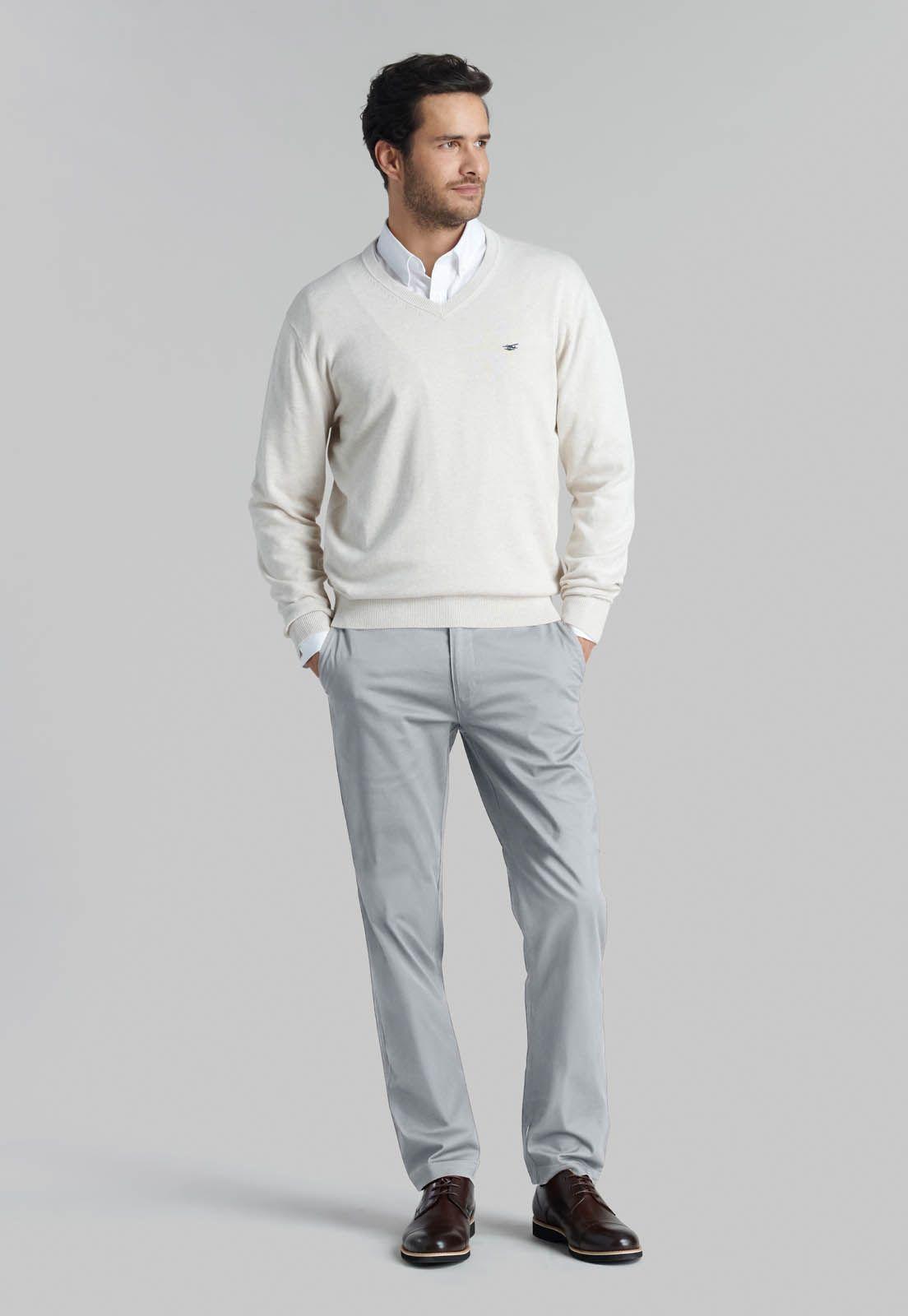 Pantalón Twill Slim /33 Dk Ash-4