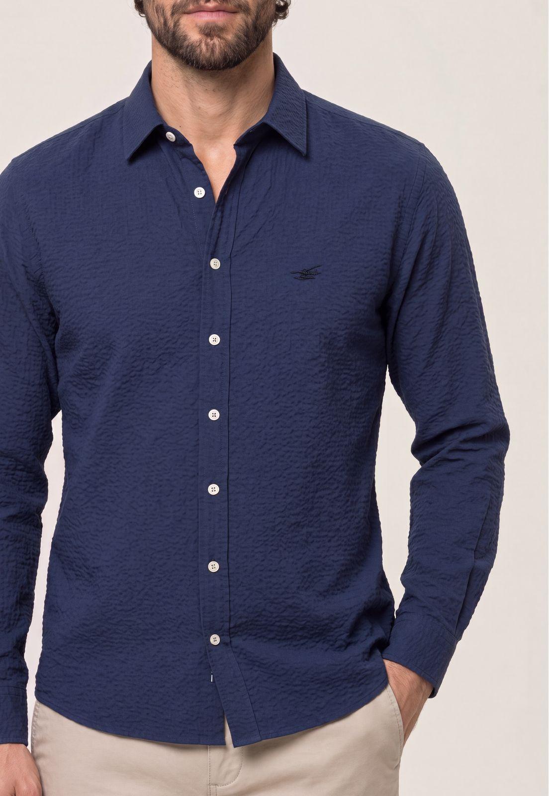 Camisa Bellflower Navy-3