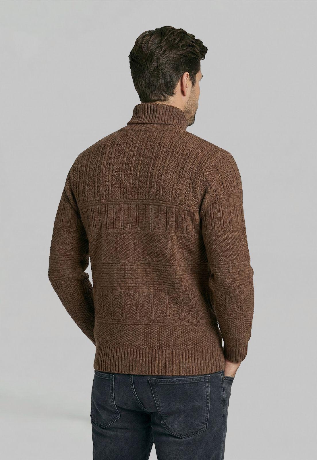 Sweater Chicago Brown  Melange-3