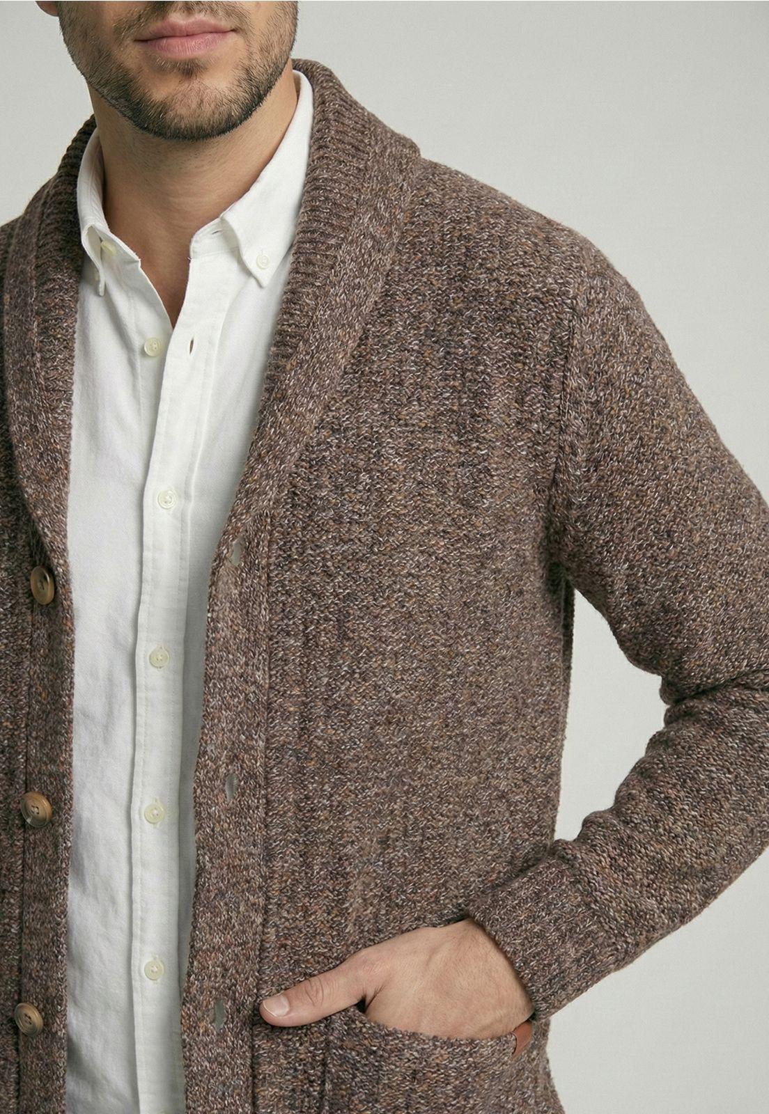 Cardigan Denver Brown-2