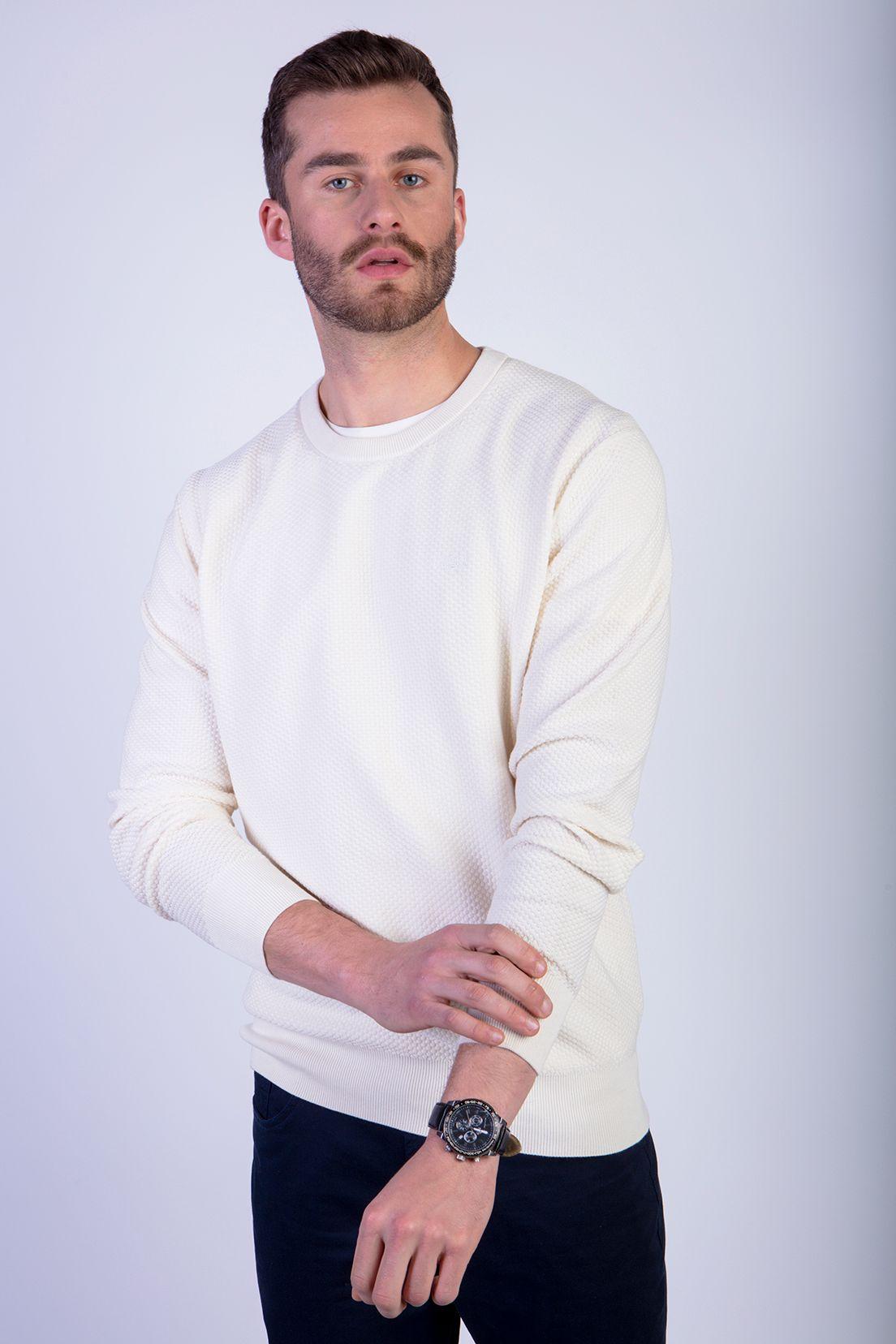 SWEATER PANTO ECRU-0