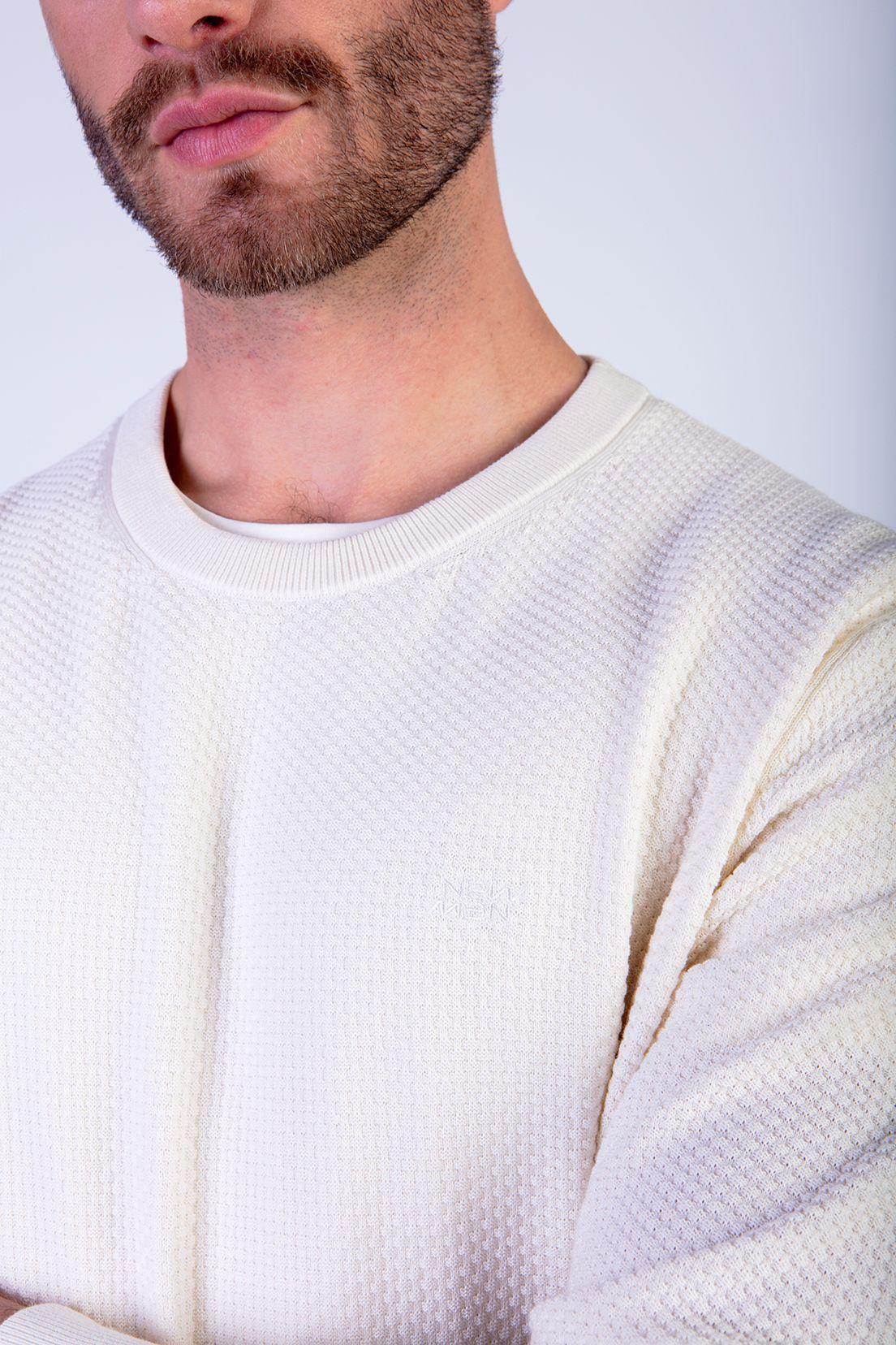 SWEATER PANTO ECRU-3