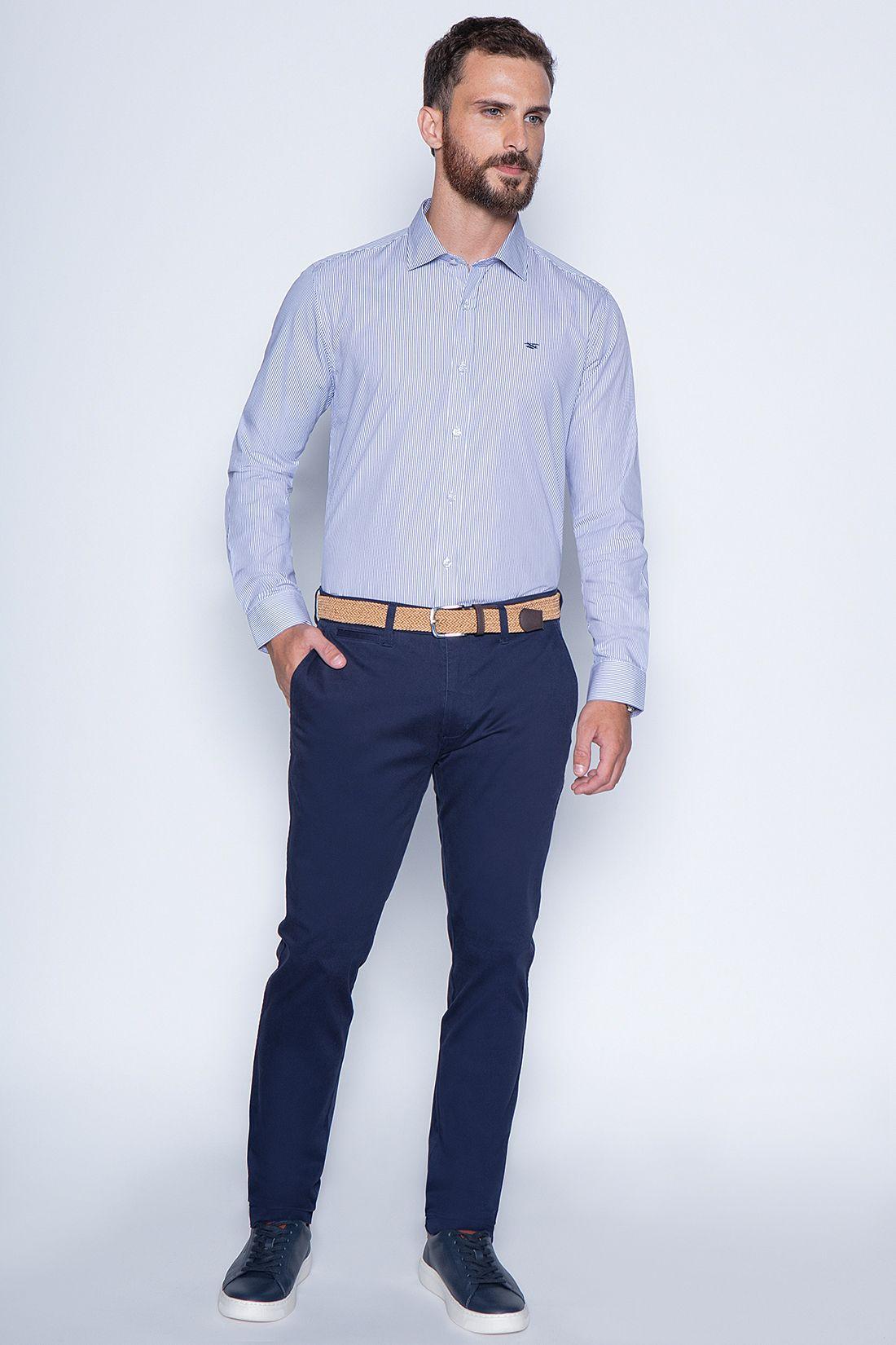 Camisa Albany Navy Smart Casual-3