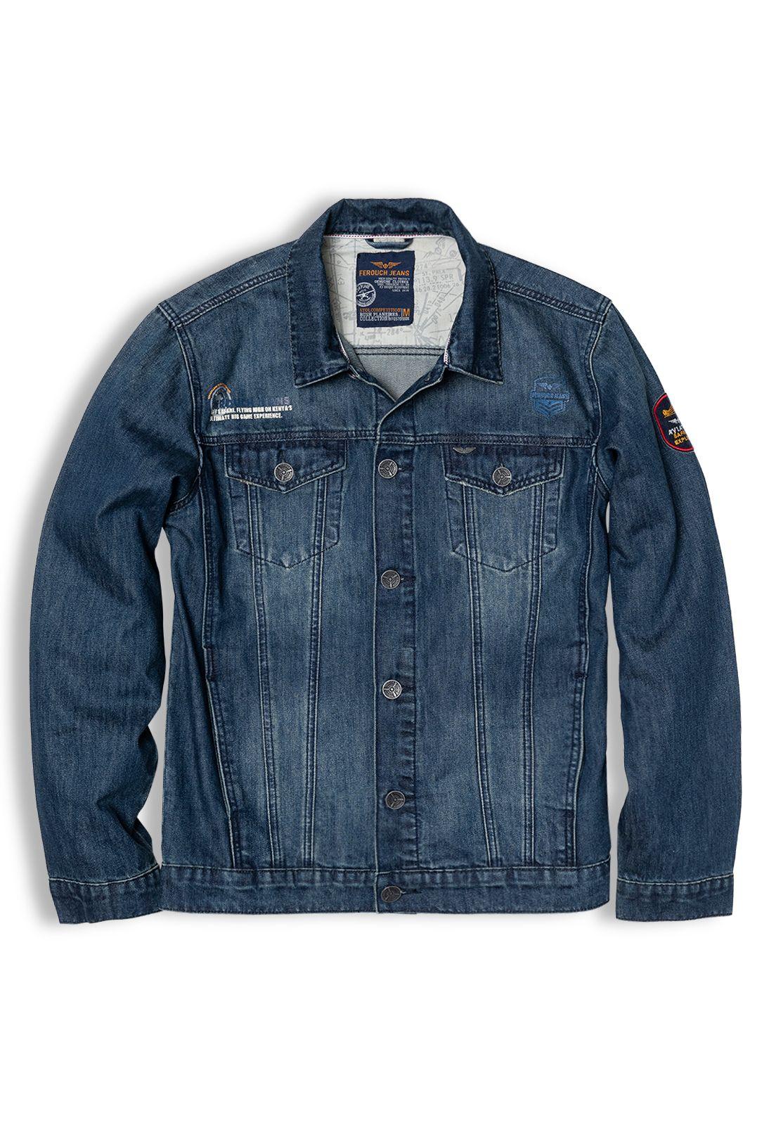 Chaqueta Denim Con Parche Blue-4