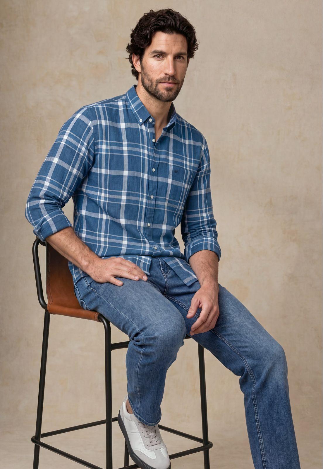 Camisa Bellevue Indigo-4