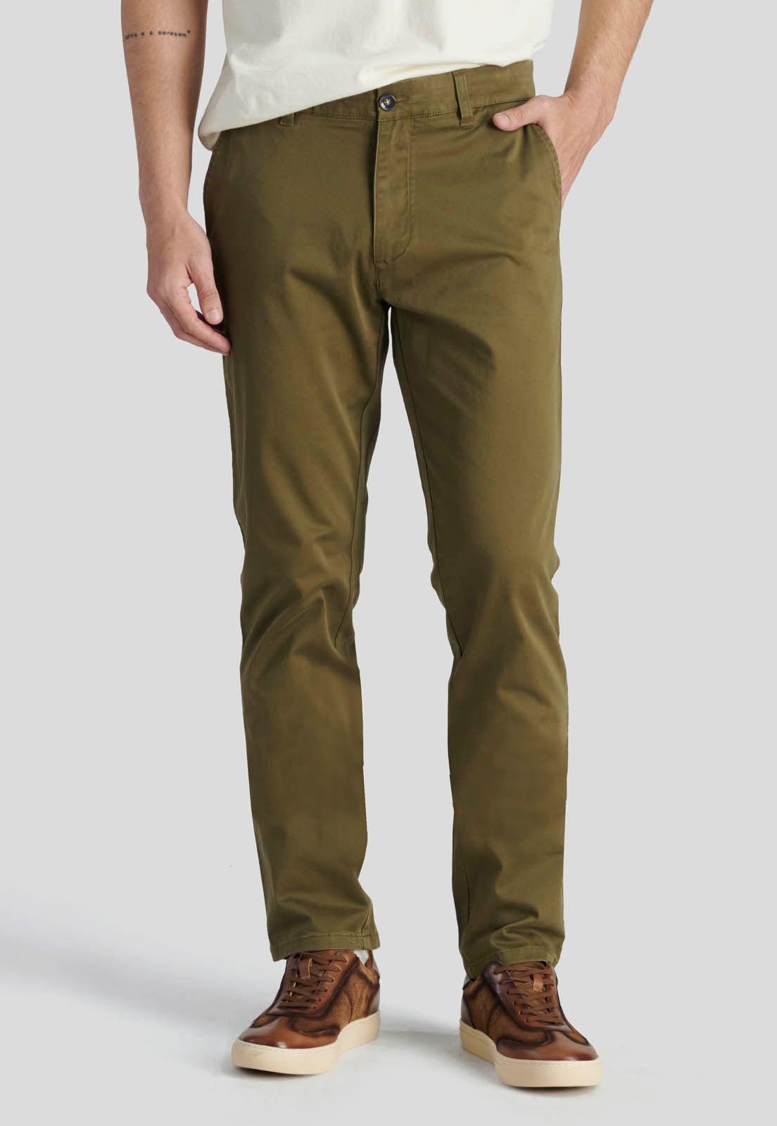 Pantalón Bagneaux Slim Heritage Olive-0