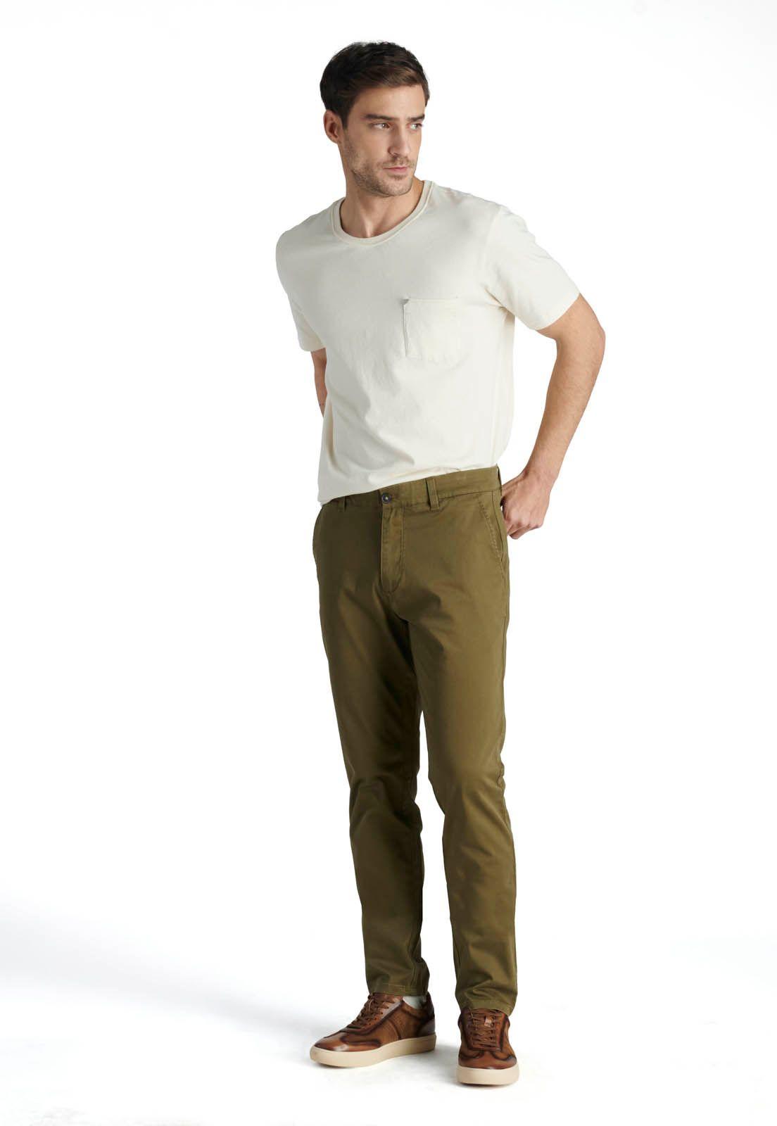 Pantalón Bagneaux Slim Heritage Olive-1