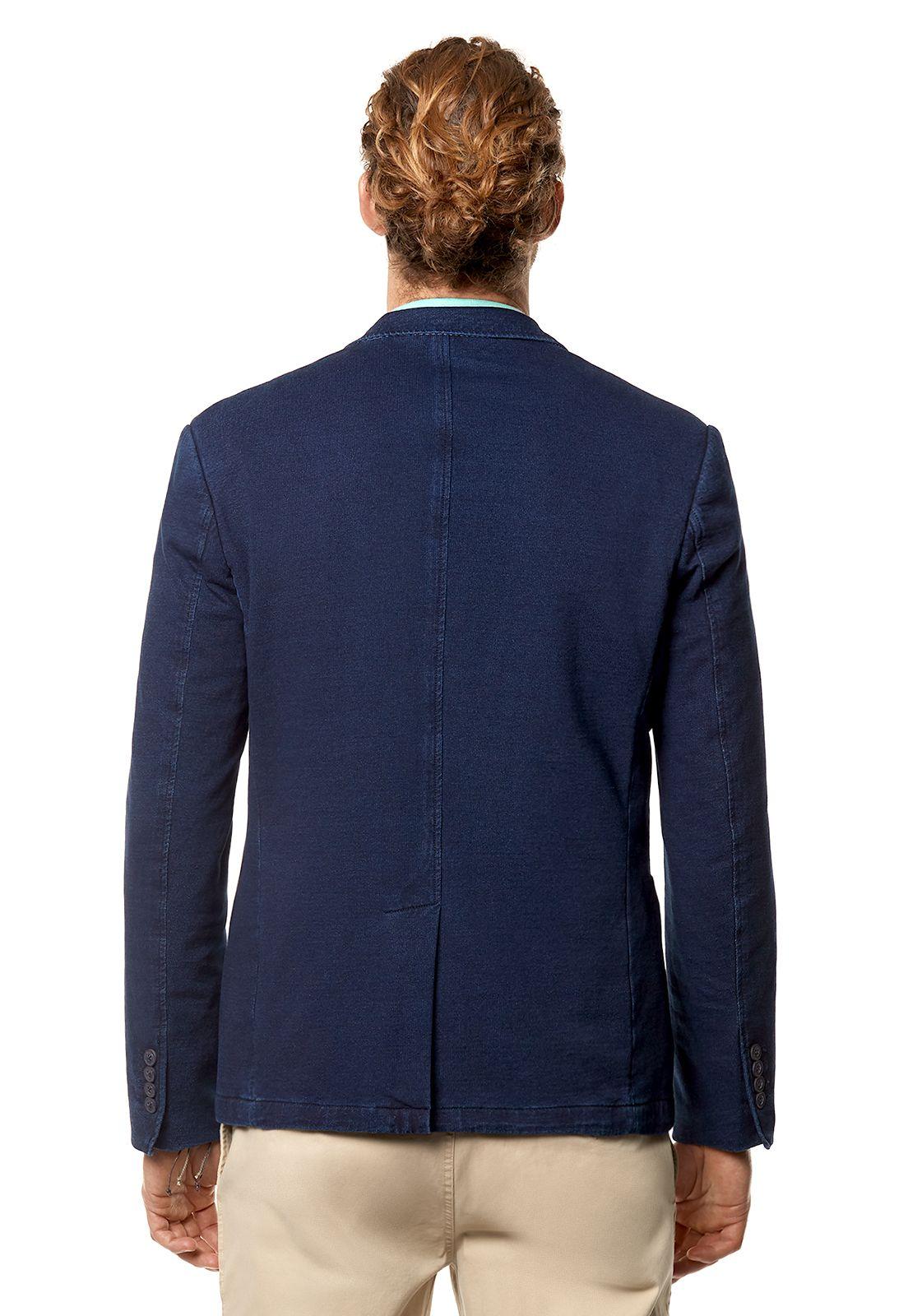 Blazer Knitted Indigo-2