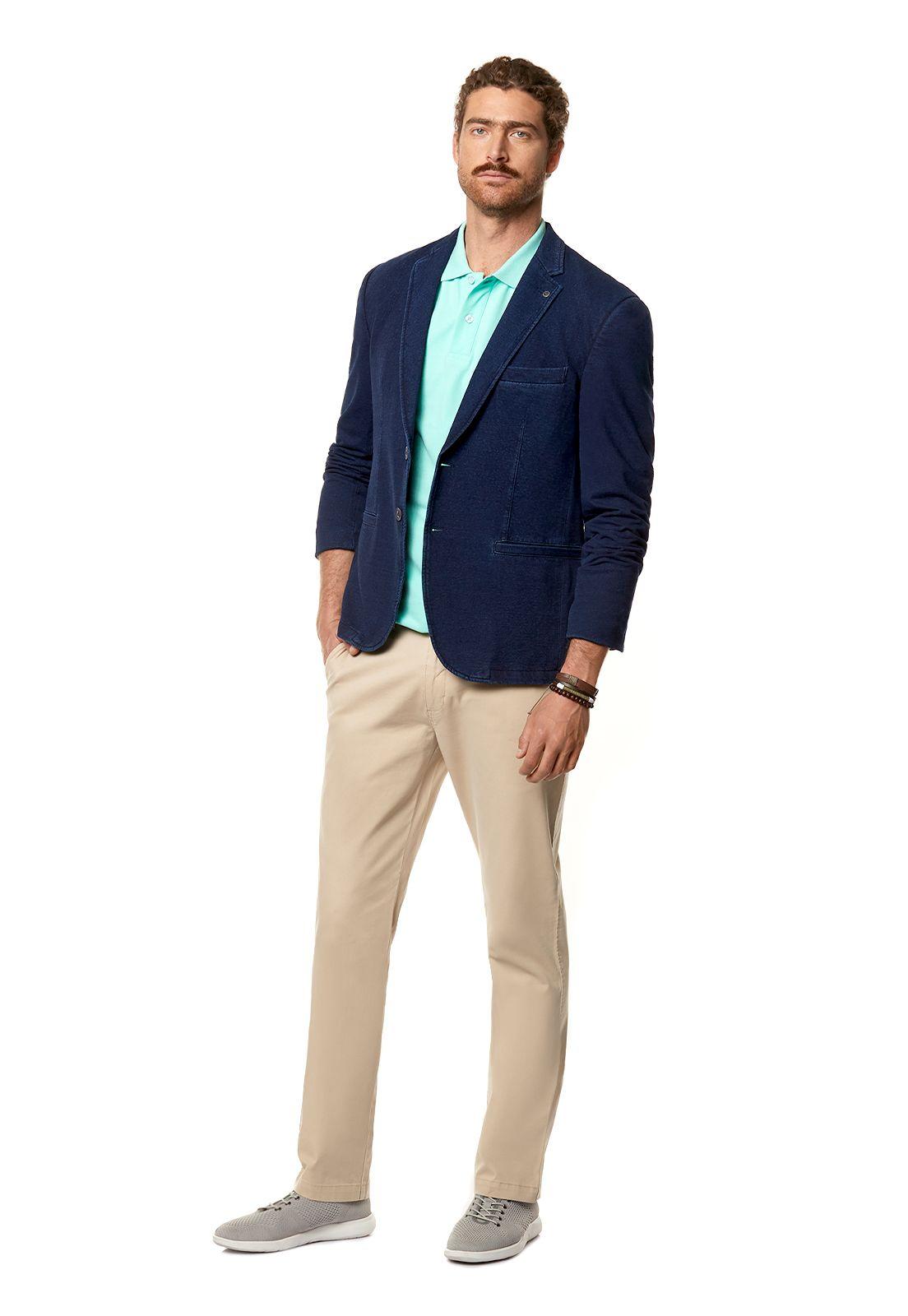 Blazer Knitted Indigo-1