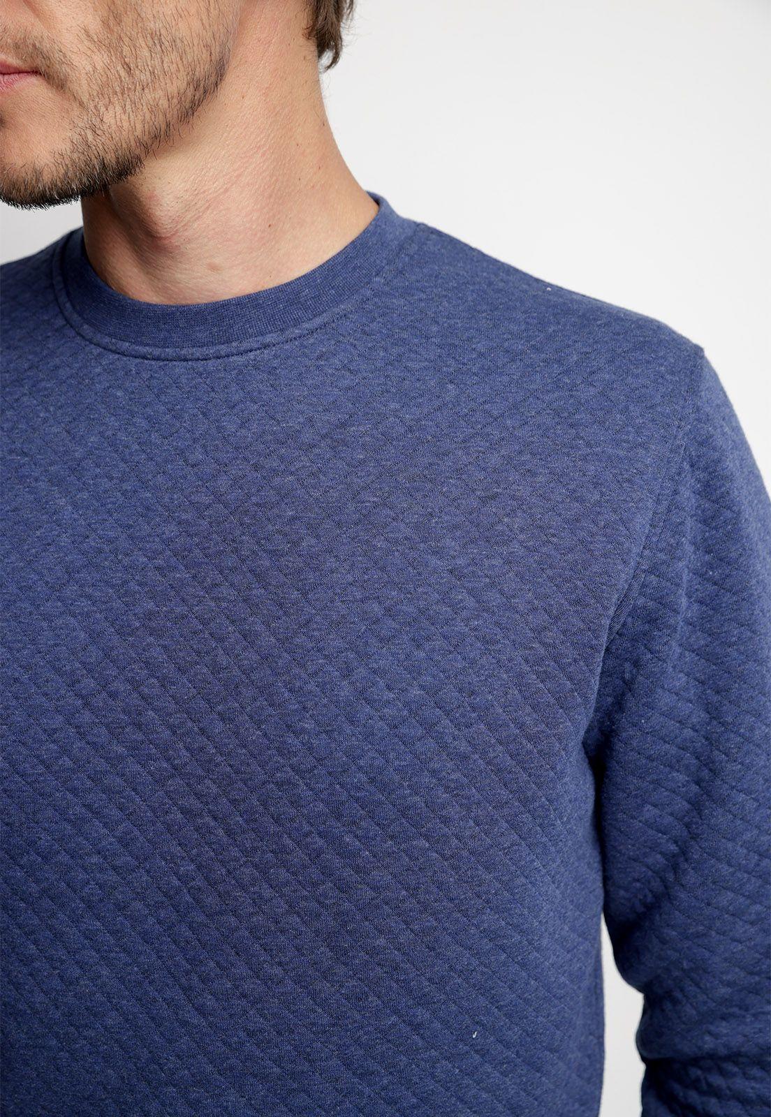 Polera Básica Manga Larga Navy Melange-2