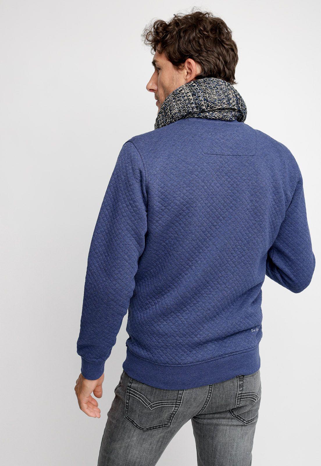 Polera Básica Manga Larga Navy Melange-1