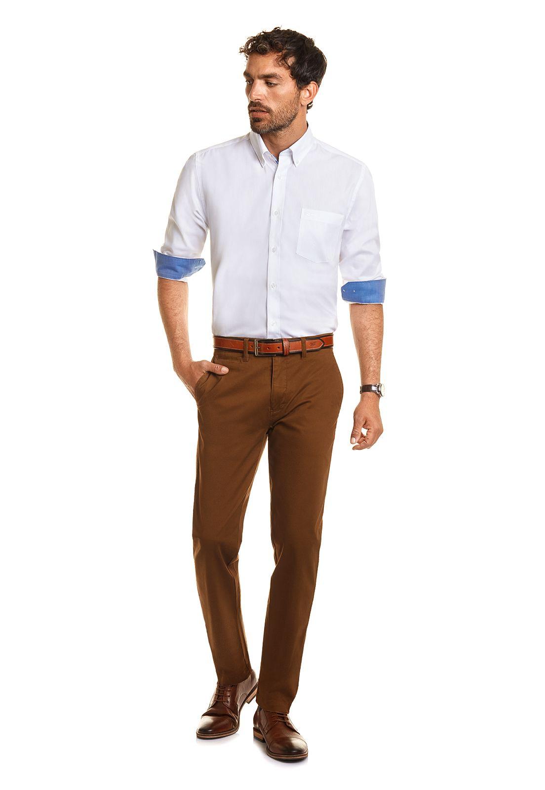 Camisa Oxford Premium  White Fe-1