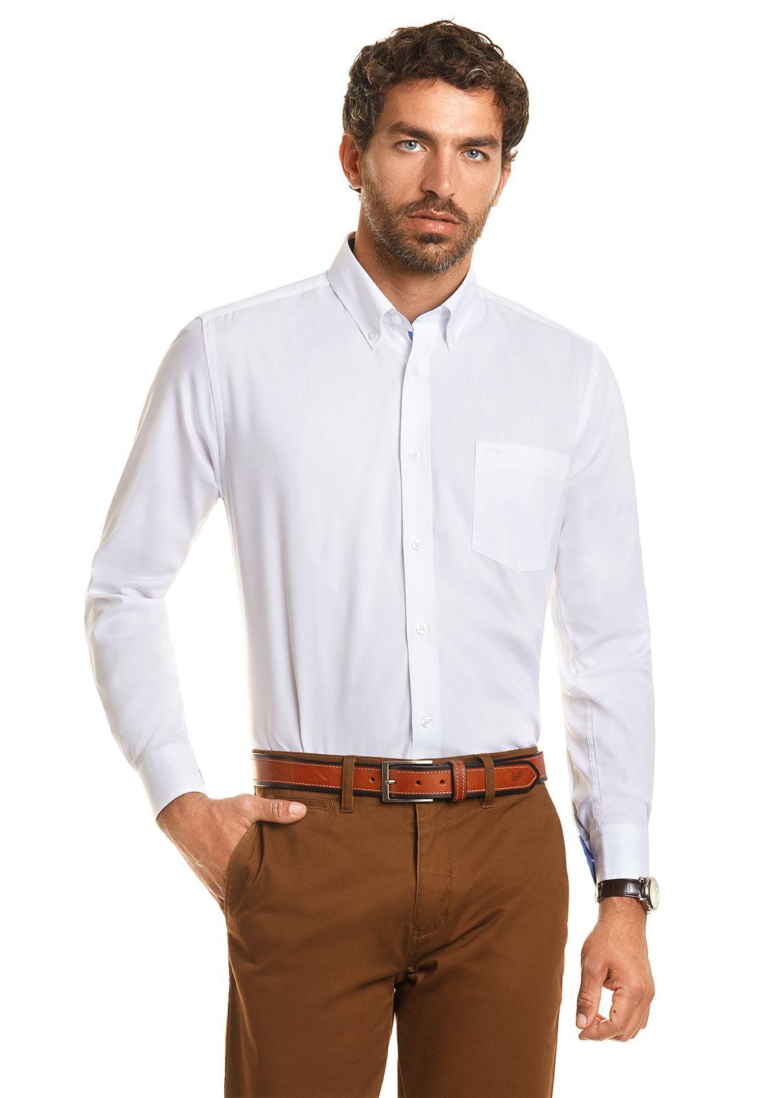 Camisa Oxford Premium  White Fe-0