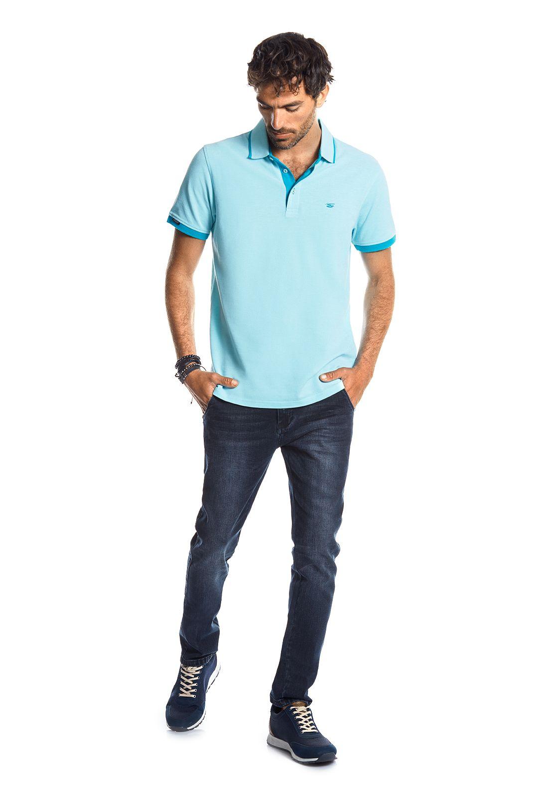 POLERA POLO ARIZONA DK CAPRI SS-1