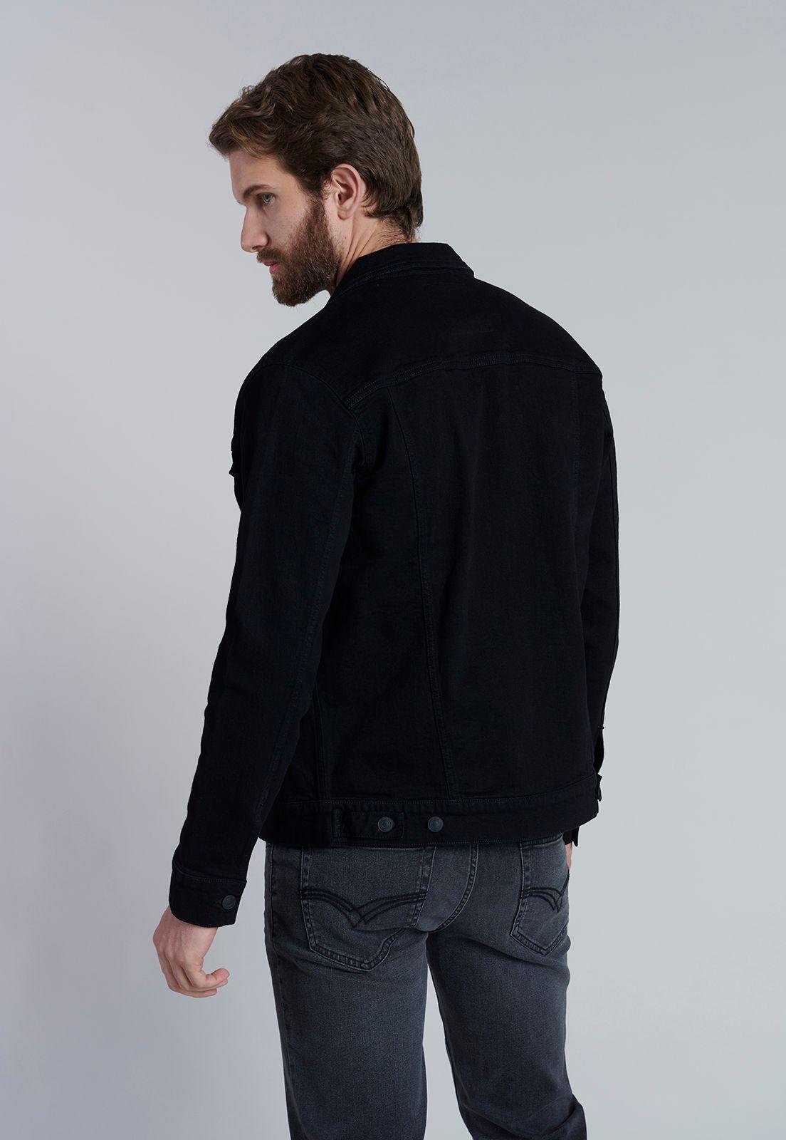 Chaqueta Basica Denim Fj Black-3