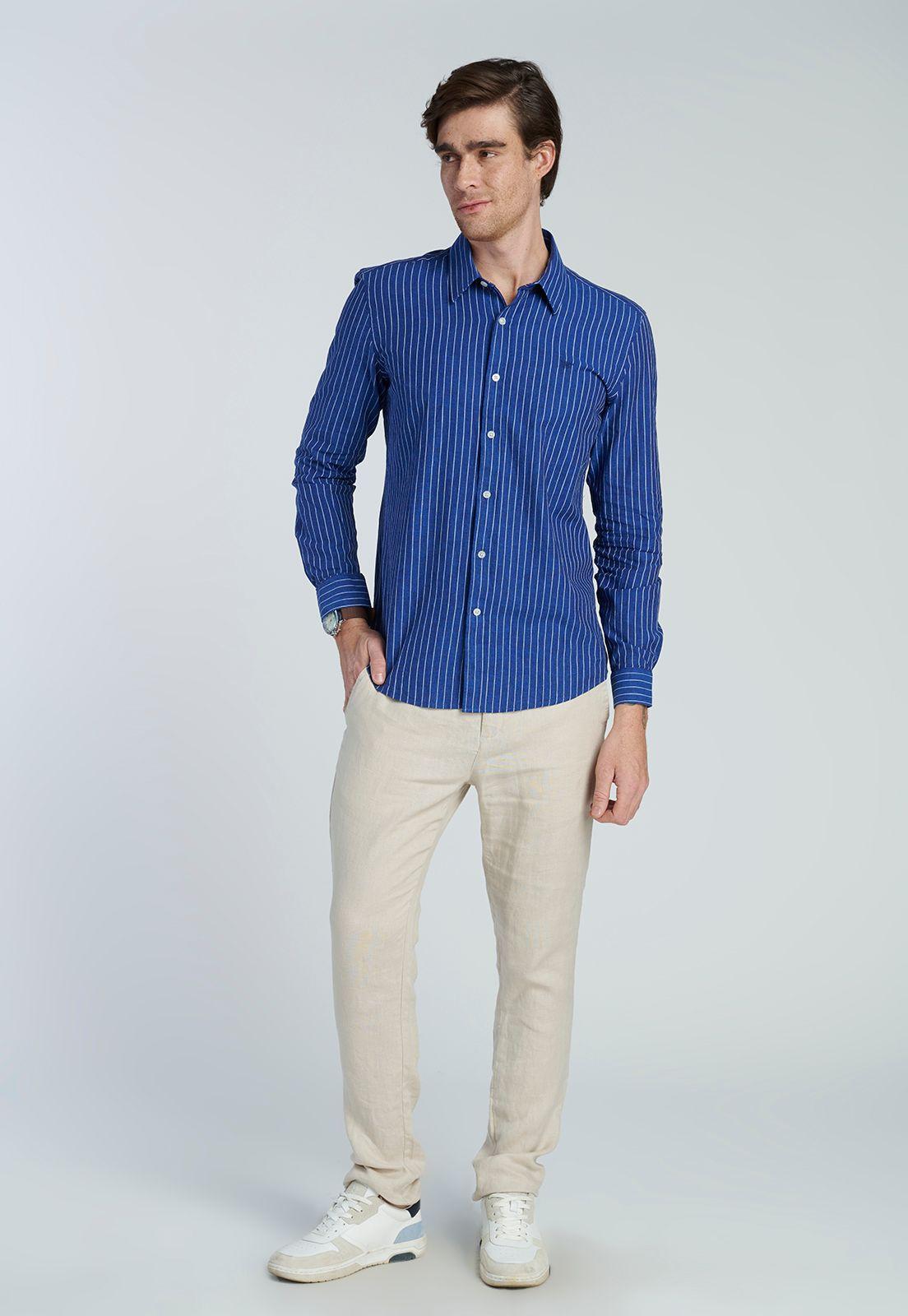 Camisa Estocolmo Navy-1