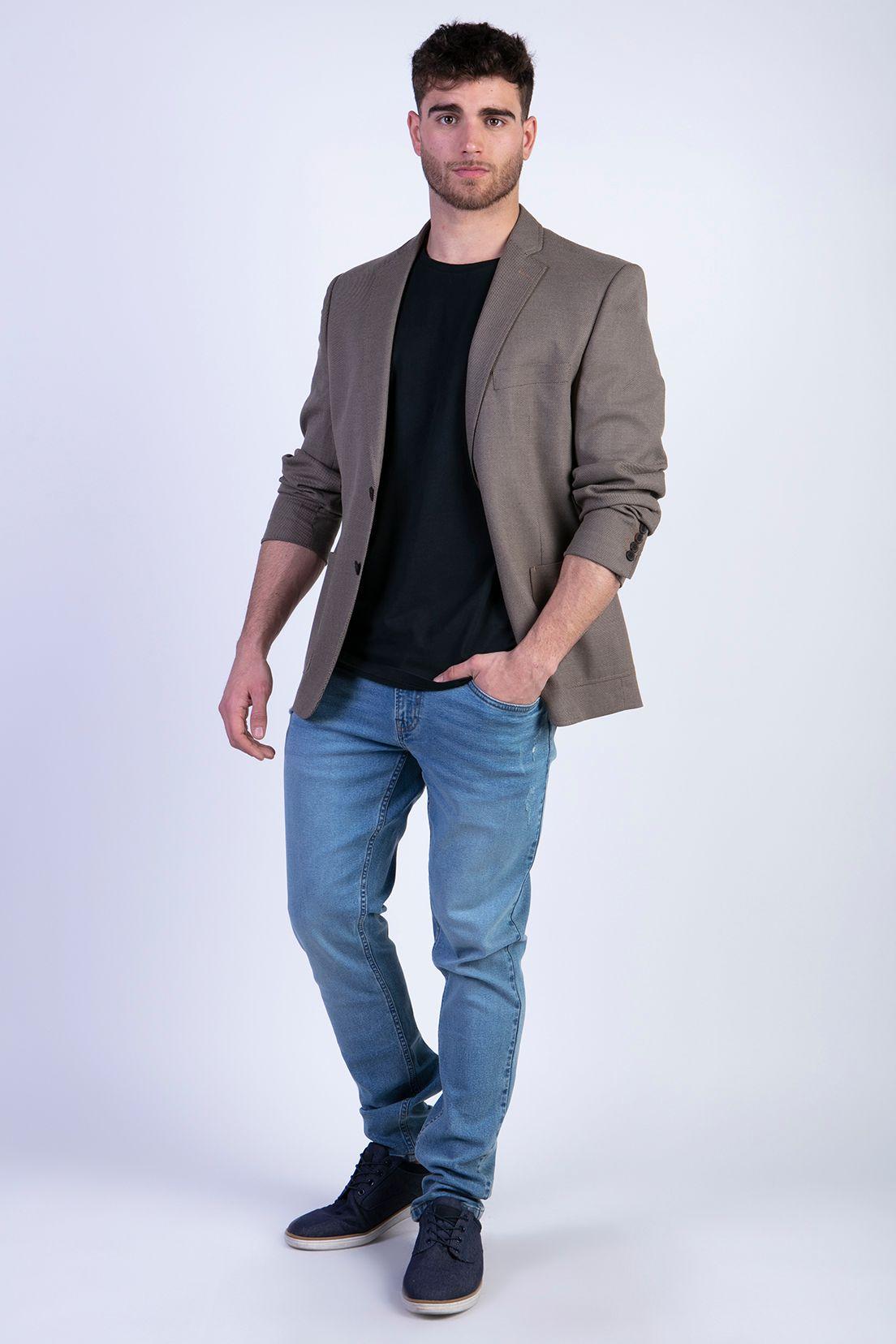 Blazer Smart Casual Georgia Beige-2