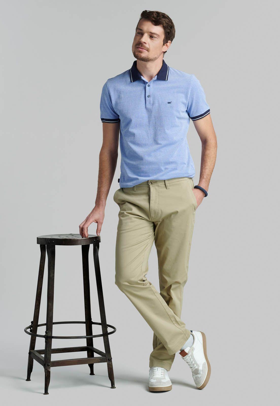 Pantalón Business Twill Without Pleats L/31 Khaki-4