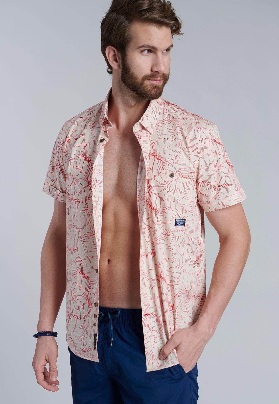 Camisa Estampada Nevada Fj Coral-4