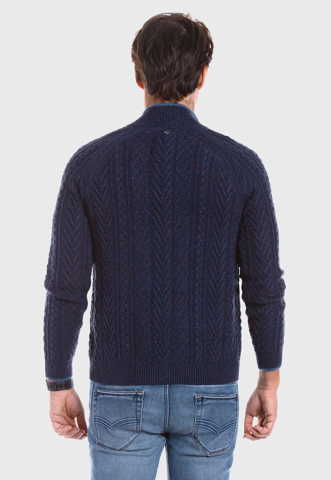 Cardigan Montana Navy Melange-2