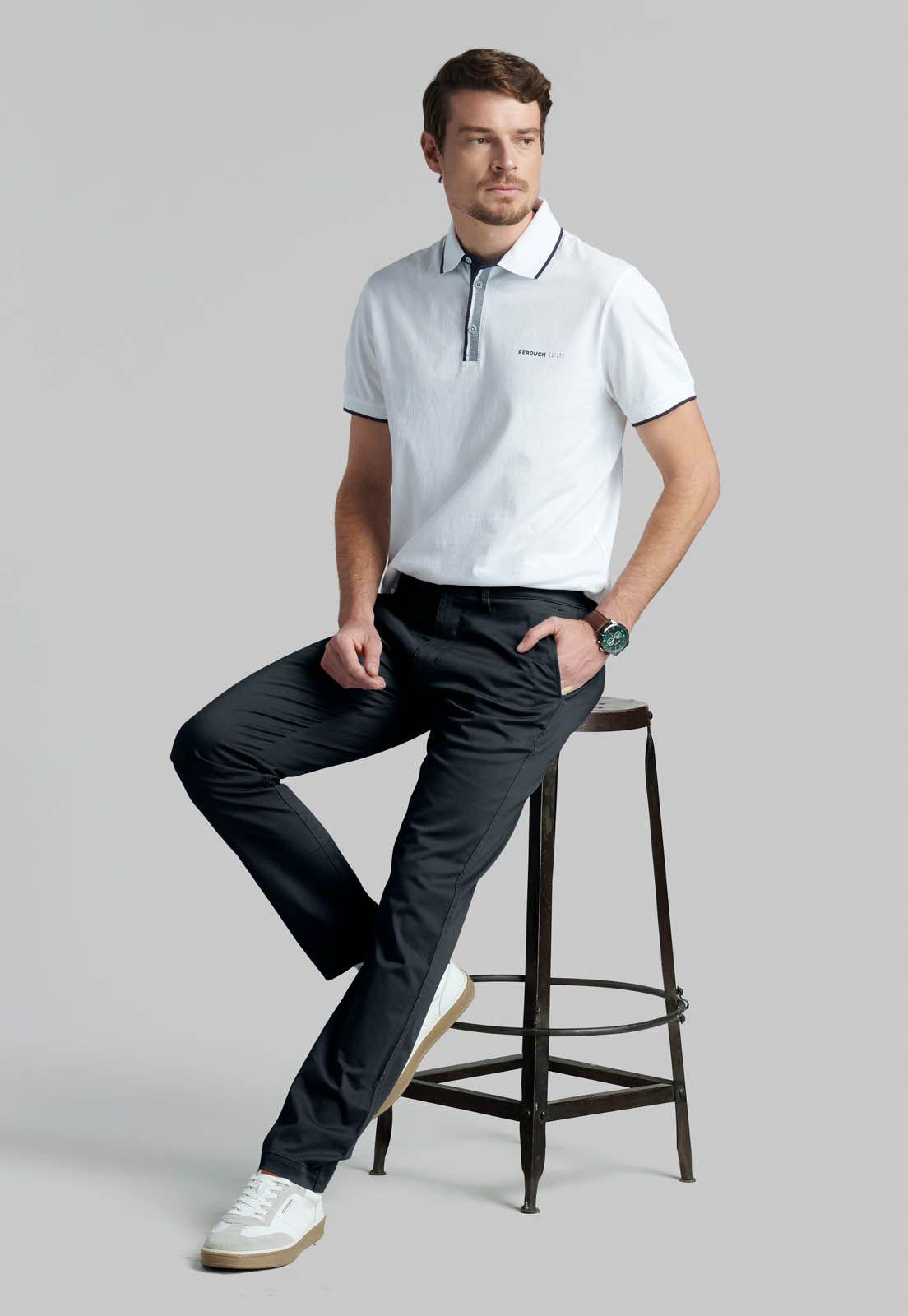 Pantalón Business Twill Slim /31 Black-4