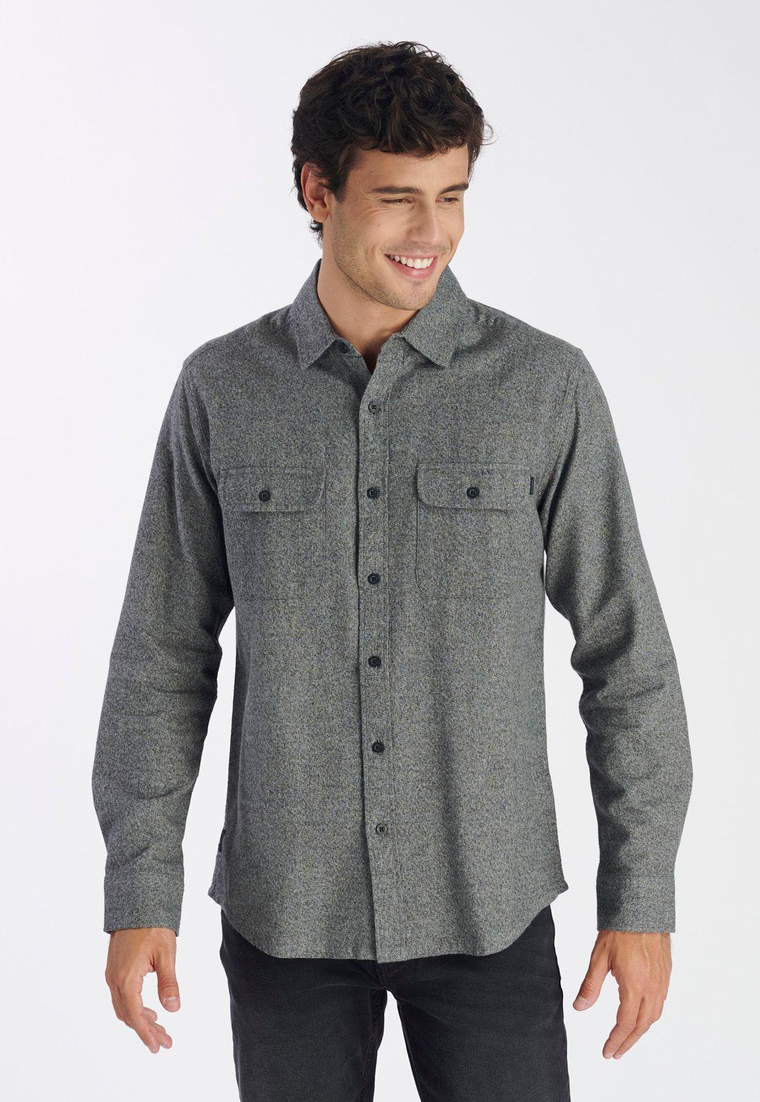 Camisa Cahuen Casual Charcoal-0