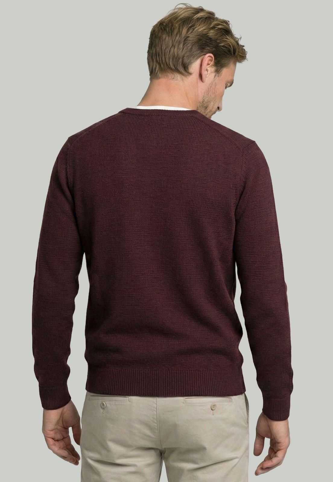 Sweater Monaco Burgundy Melange-3
