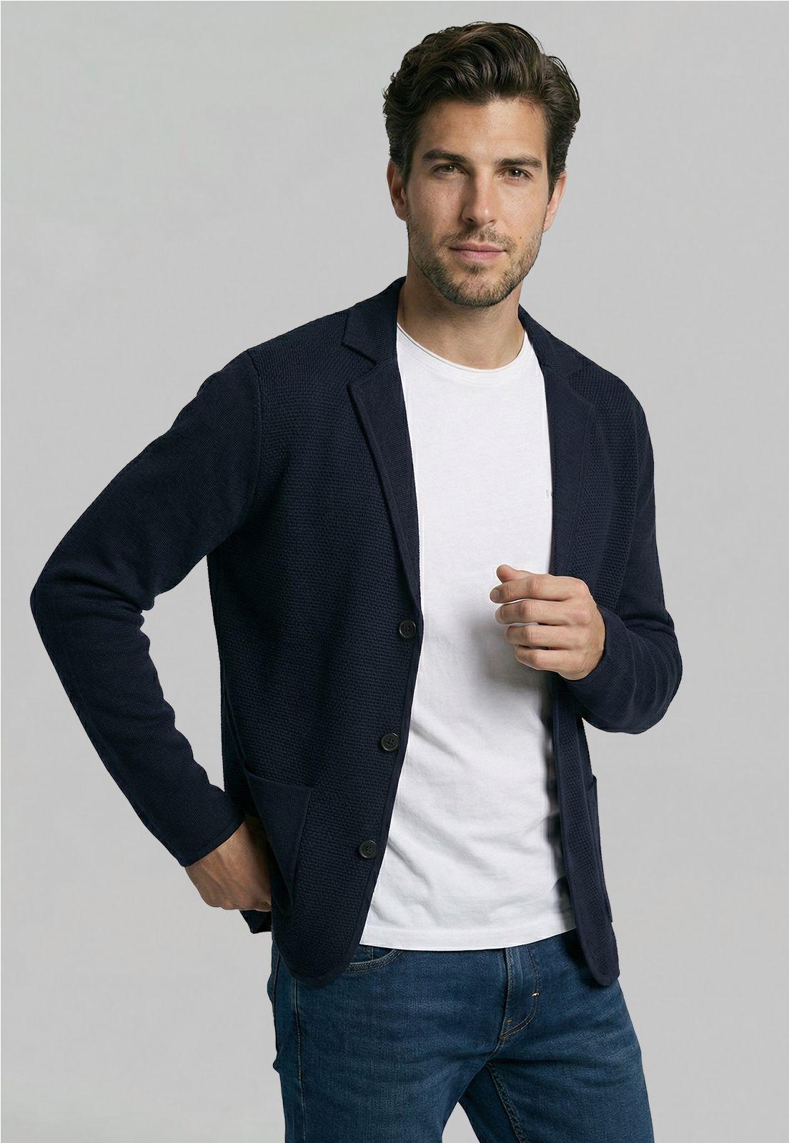 Cardigan Burbank Navy-0