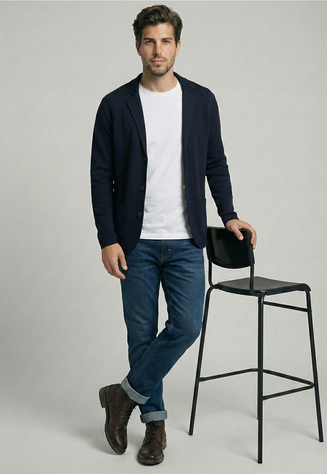 Cardigan Burbank Navy-4