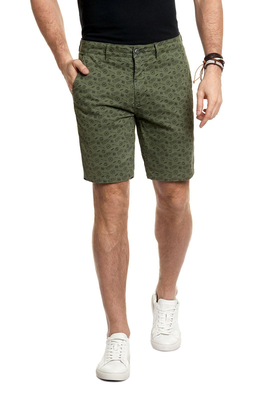 Bermuda Estampado Fj Military-0